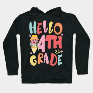 4nd Grade Second Happy First Day of School Hoodie